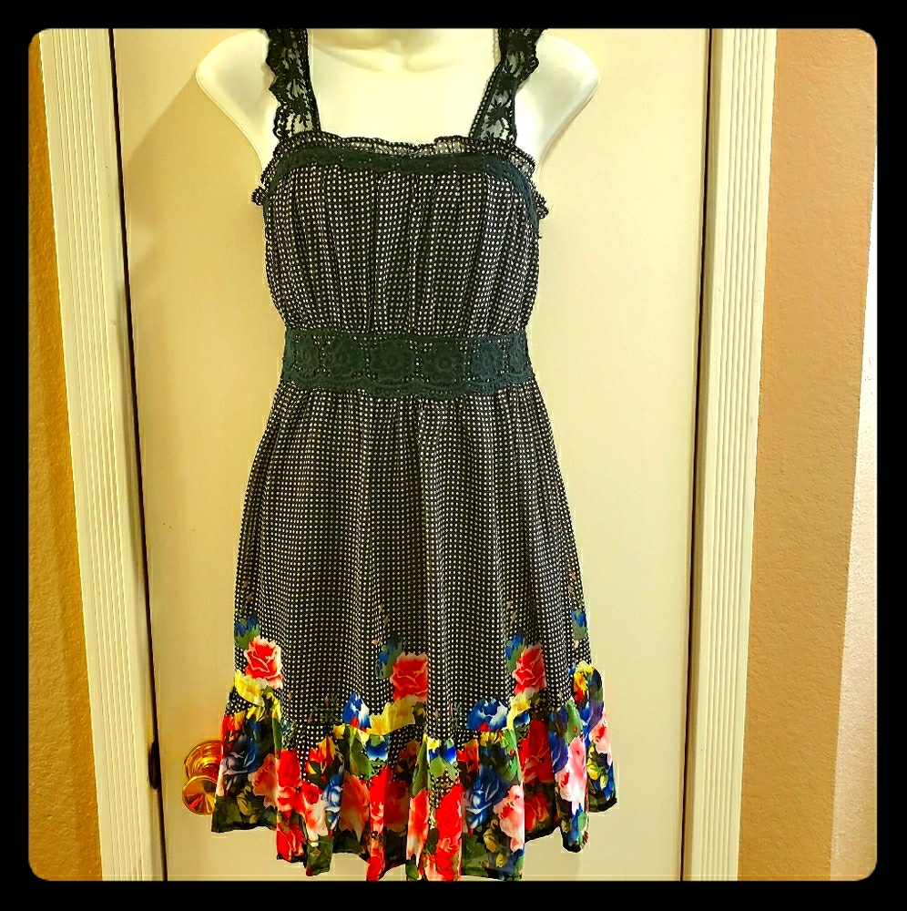 Pin-up style swing dress